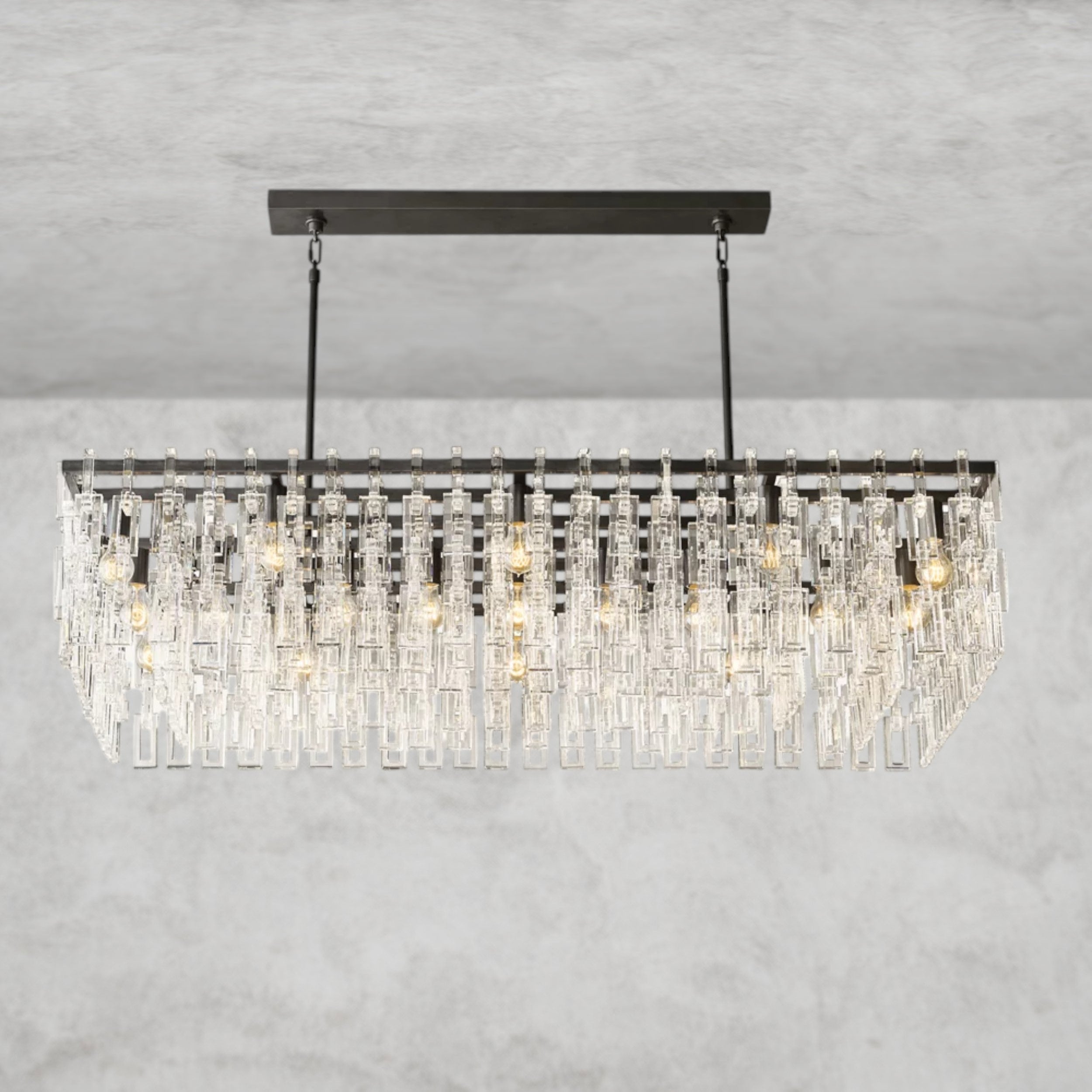 Marignan Rectangular Chandelier 60"